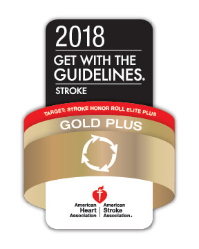 Receives Get With The Guidelines-Stroke Gold Plus Quality Achievement Award